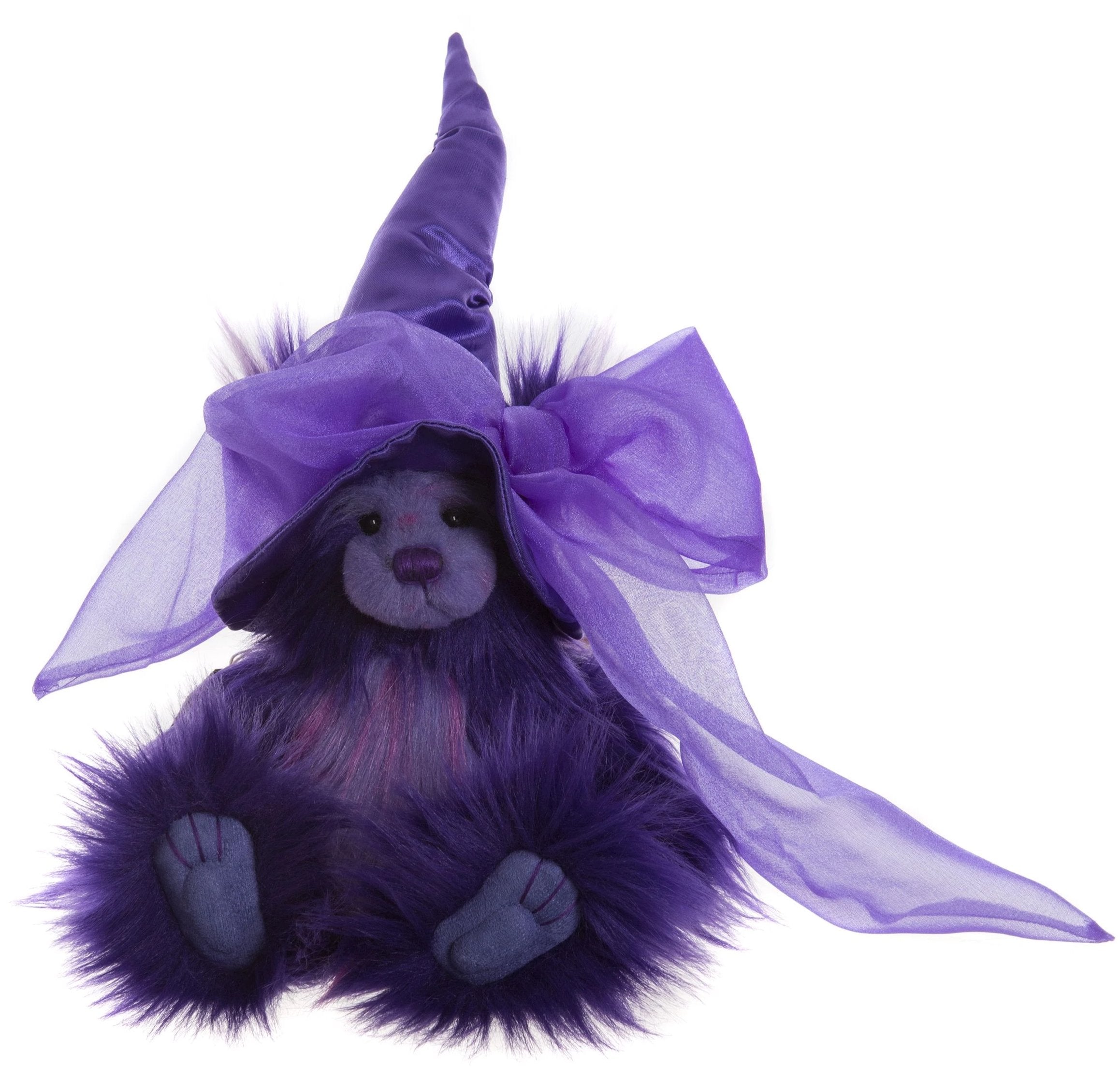 Charlie Bears Potions Purple Witch Teddy Bear