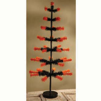 "Feather Tree 36"" Orange Tip"