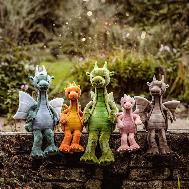 Charlie Bears Hearts Pink Dragon