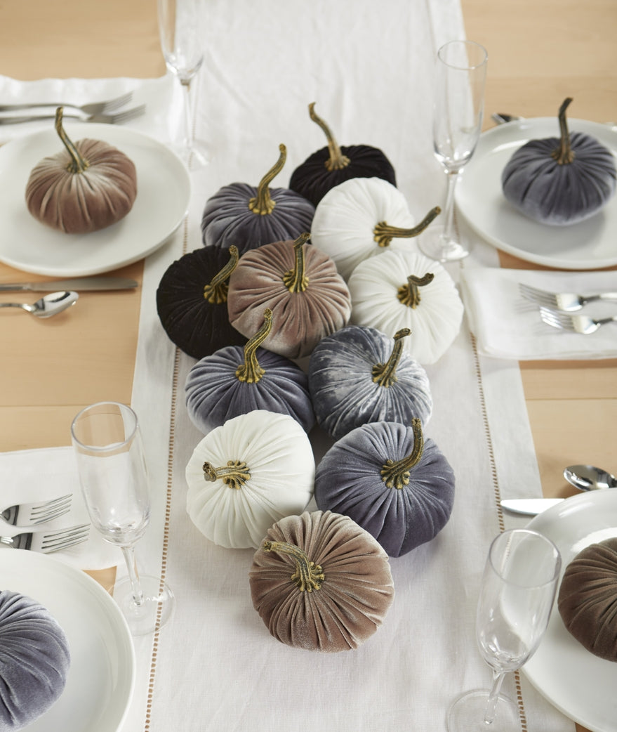 "Velvet Pumpkin, Plum Purple"