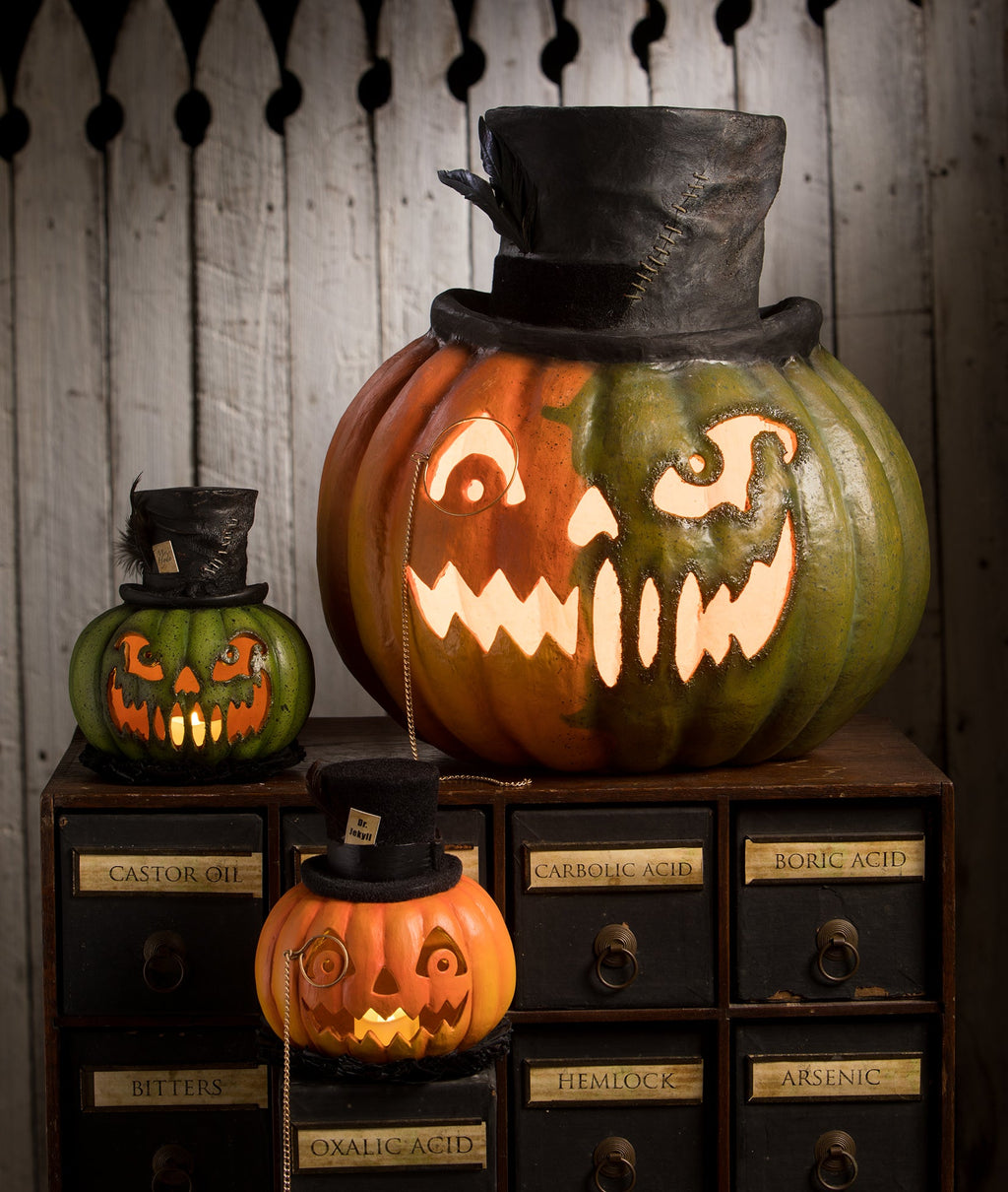Dr. Jekyll Pumpkin Luminary