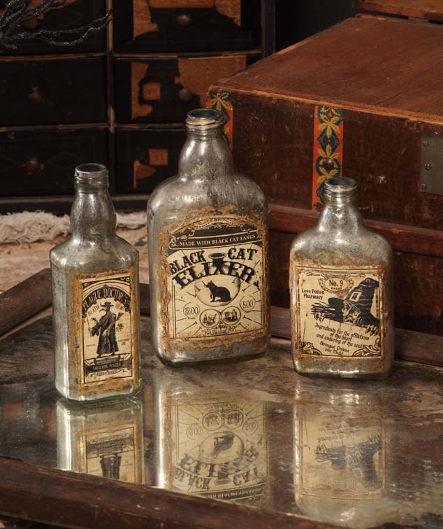 Halloween Apothecary Bottles - Small