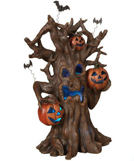 Illuminated Haunted Tree with Spooky Sound