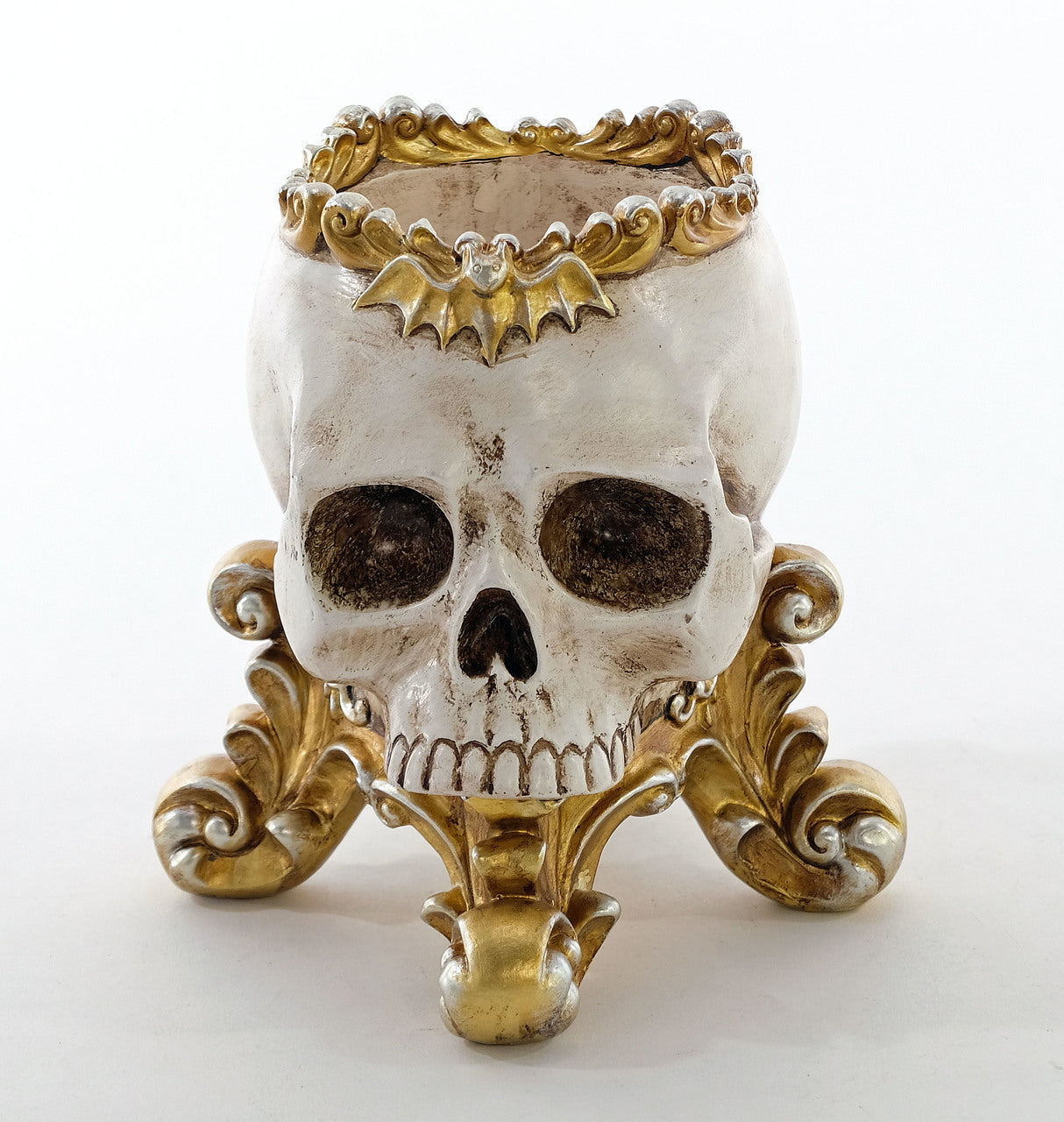 Katherine's Collection Skull Footed Bowl
