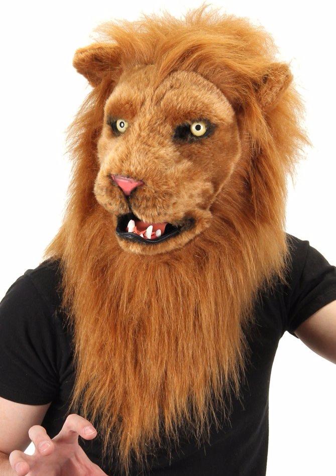 Lion Mask with Moving Mouth