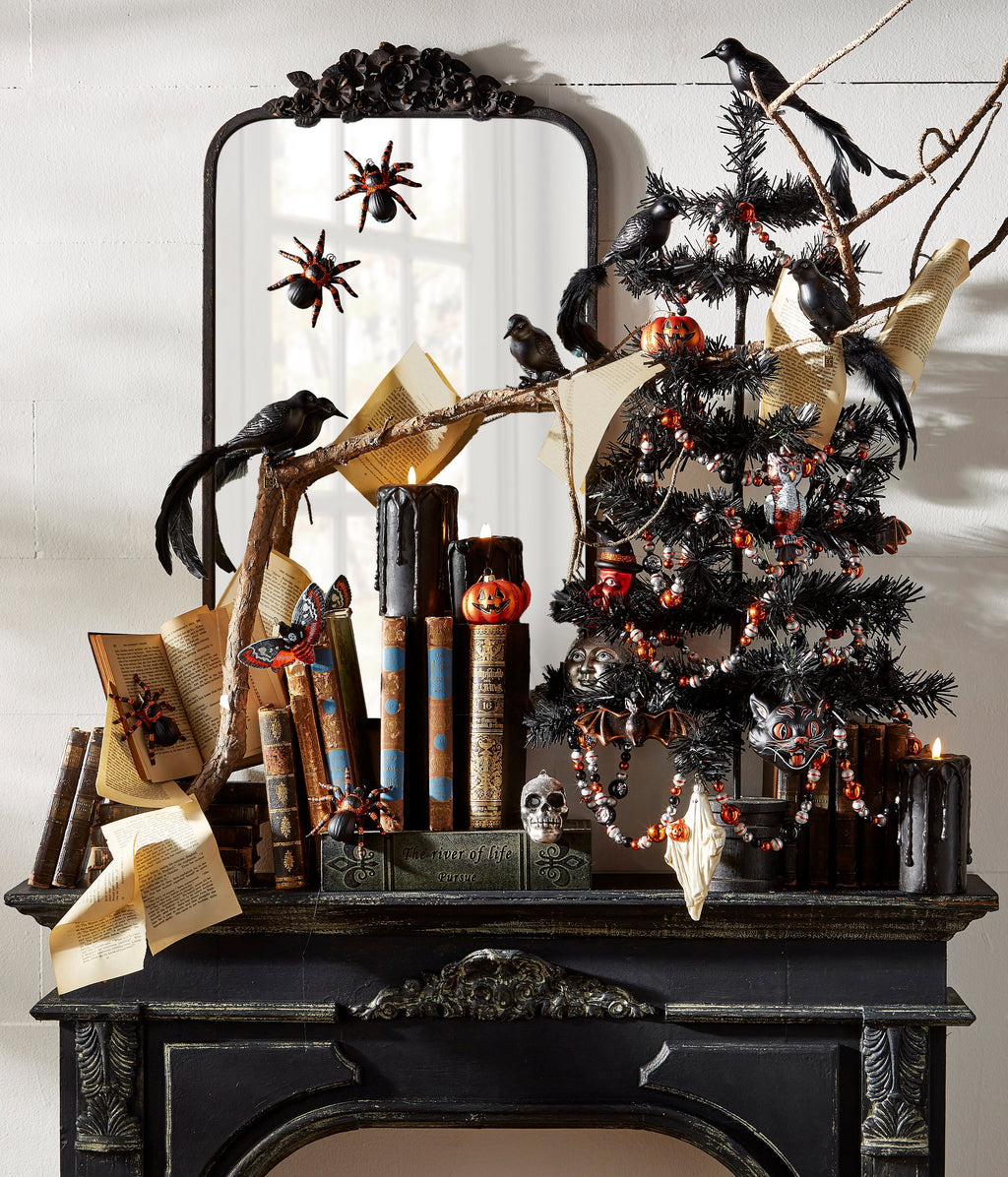 Glass Bat Ornament