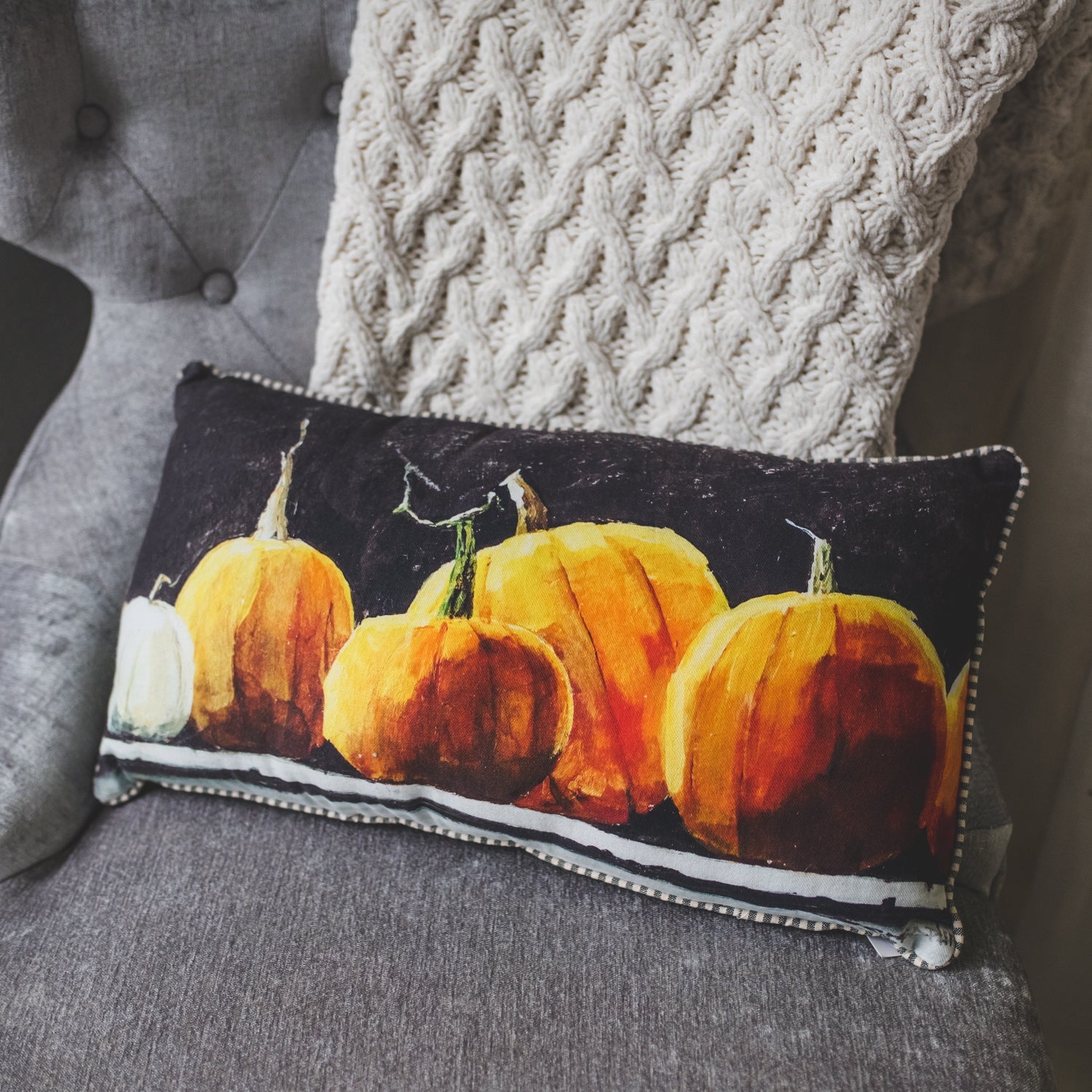 Midnight Pumpkin Magic Pillow