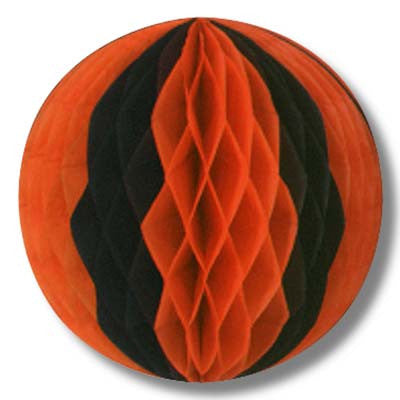 Orange & Black Tissue Balls - 3 Pack