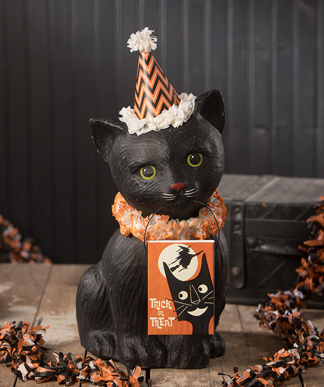 "Black Cat Soiree, Paper Mache"