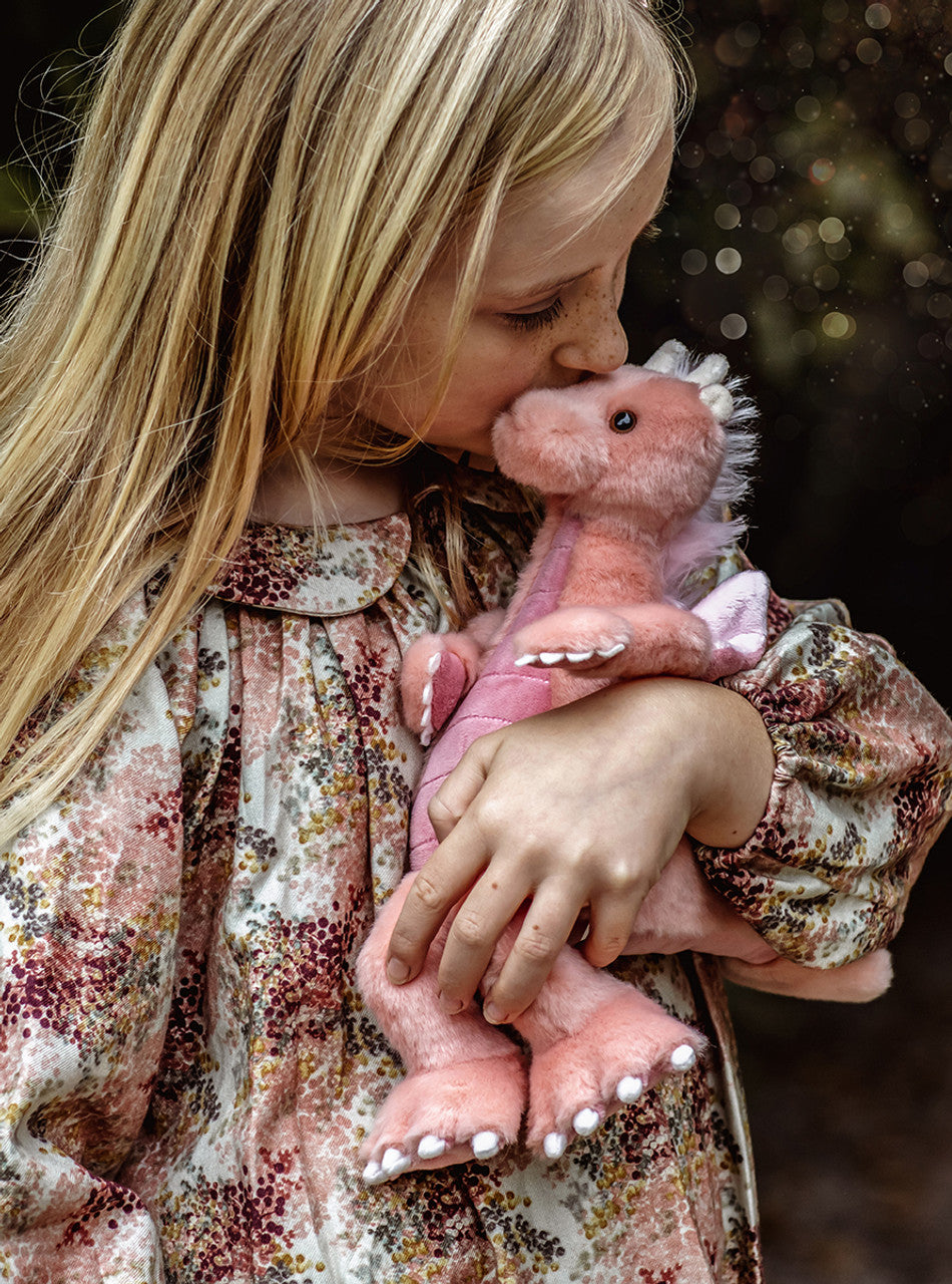 Charlie Bears Hearts Pink Dragon