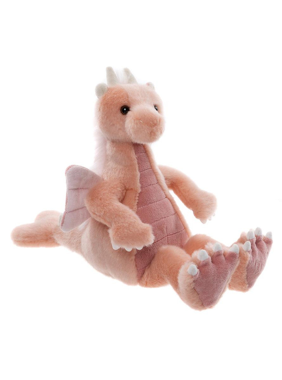 Charlie Bears Hearts Pink Dragon
