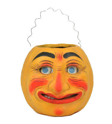 Sneaky Pumpkin Bucket - Paper Mache