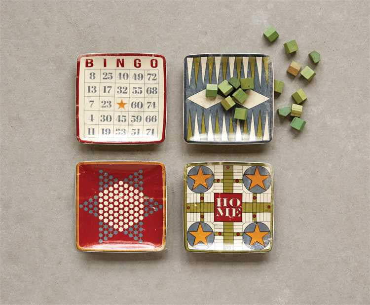 Vintage Board Game Dishes