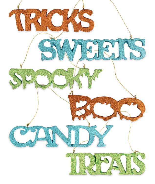 Sweet Treats Word Ornaments