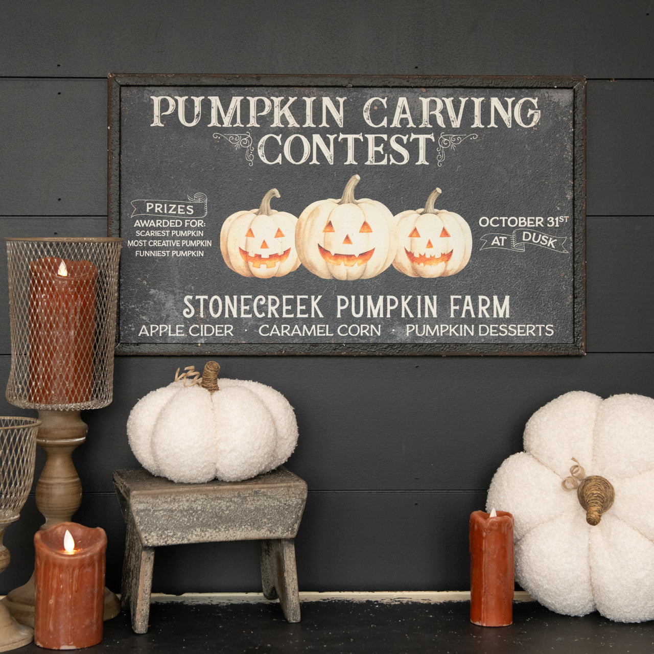 Pumpkin Carving Contest Sign